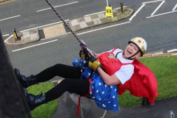 Abseil at Warrington Hospital