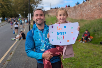 First-time marathon runner raises more than £600 for Willow Tree Hub Appeal
