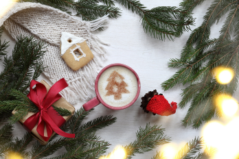 Decorative Christmas themed image