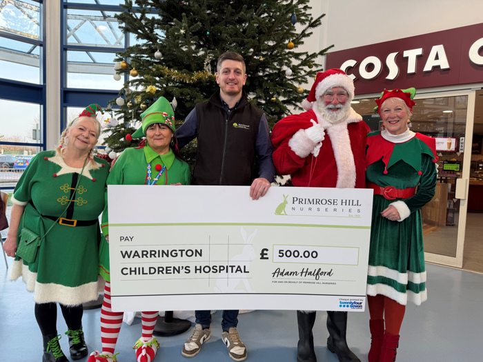 £500 Cheque Donation Breakfast With Santa Event