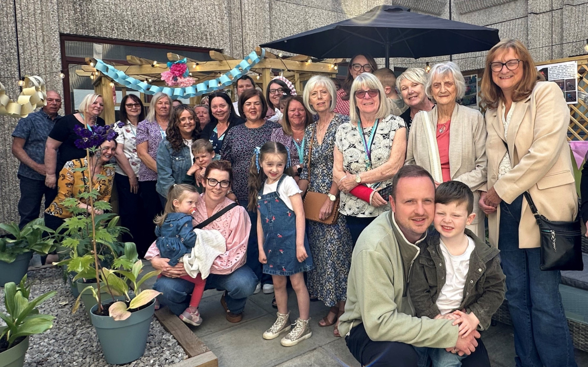Garden opens in memory of much-loved staff members