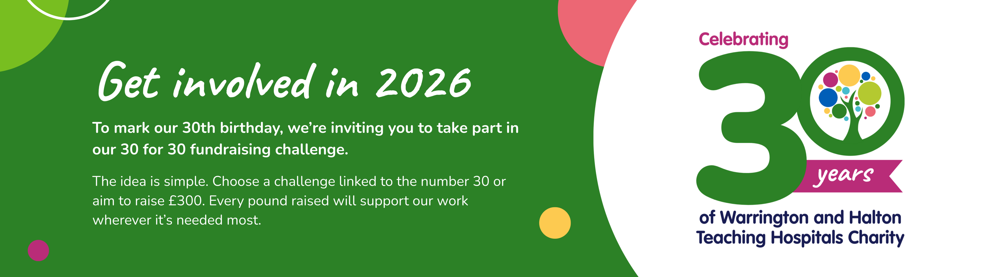 30th birthday banner